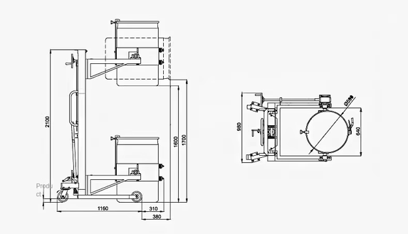 2 Details of Manual Oil Drum Lifter 2 Details of Manual Oil Drum Lifter